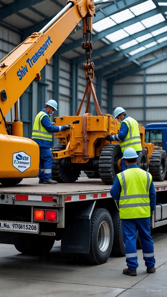 Professional loading and unloading services by Shiv Transport